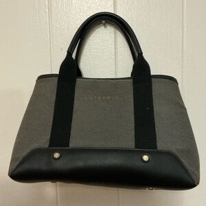 Rare Japanese Anteprima/Misto Lino Spugna Cotton Linen Bonded W/Sponge Handbag